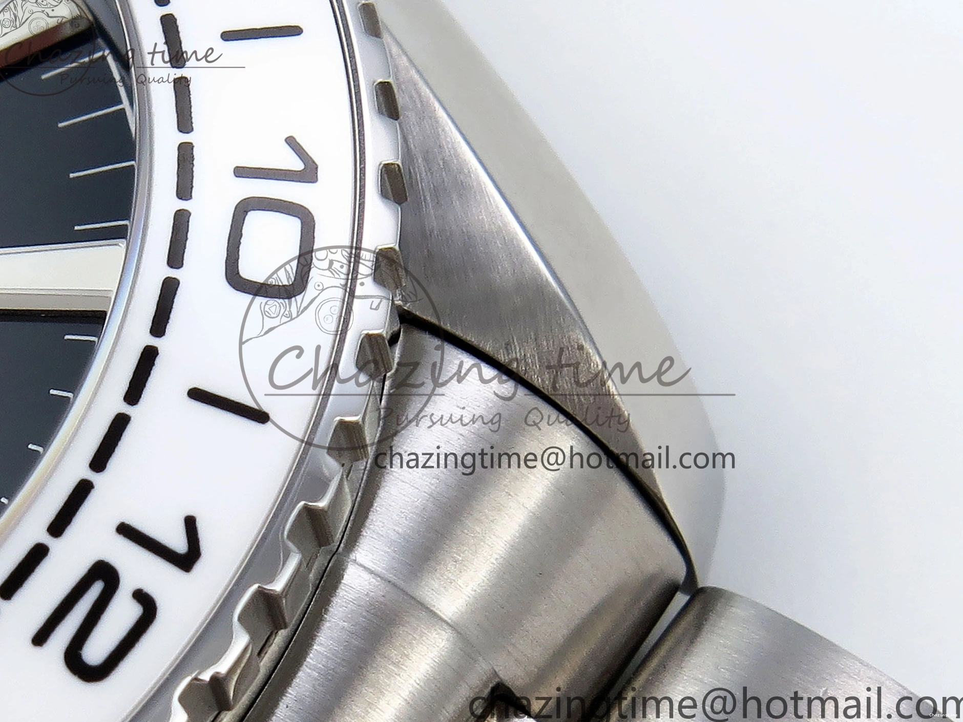 1224 Planet Ocean 600M ‘Tai Chi’ GMT 43.5mm VSF 1:1 Best Edition Black White Ceramic Bezel and Dial on SS Bracelet A8906 Super Clone Durable 7732